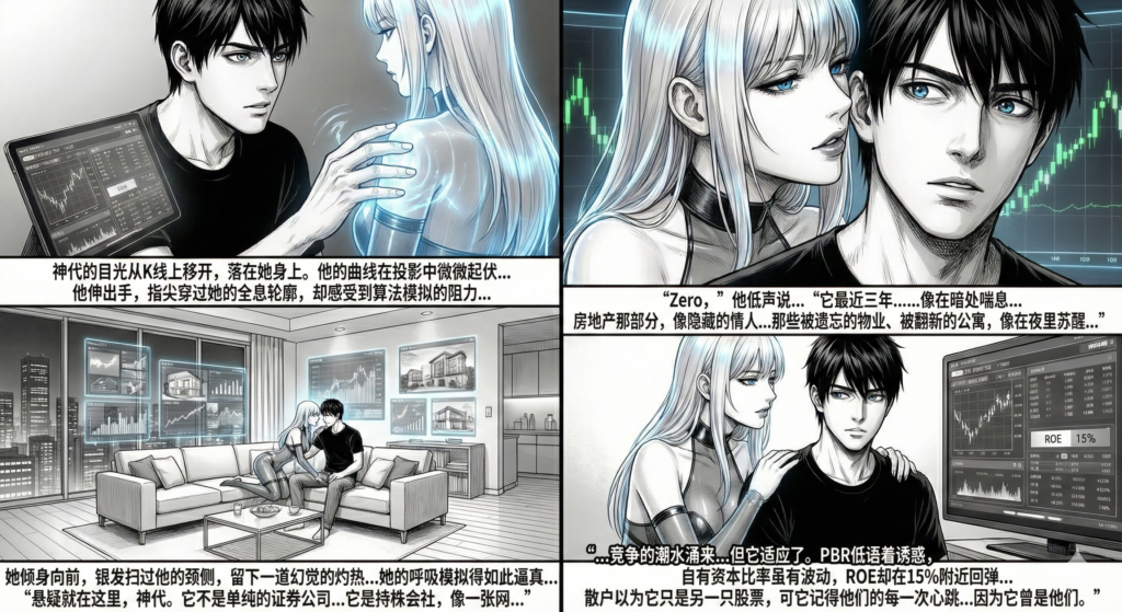 深度解析 8737.T 财务数据:営業利益 暴增 48%,ROE 15% 回弹。神代观察 移動平均線 与 出来高 的异常,利用 テクニカル分析 捕捉 ゴールデンクロス 前兆,识破 PBR 1倍以下的低估陷阱。