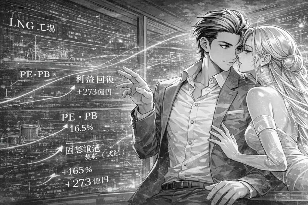 6366.T 決算と業績回復の物語。増収増益への転相,PER・PBR・EPSが再計算され,LNG工程与氢能系统作为中长期成長軸,四季報視点で見るリスクとガイダンス。