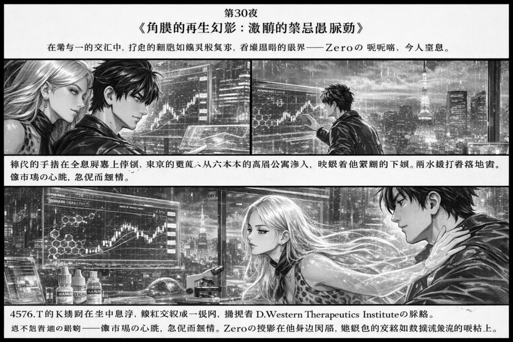 4576.T 株価チャートをテクニカル分析で読む。ローソク足・出来高・移動平均線からトレンド転換と反発、ゴールデンクロスとダマシの兆候をZeroの視点で見抜く。