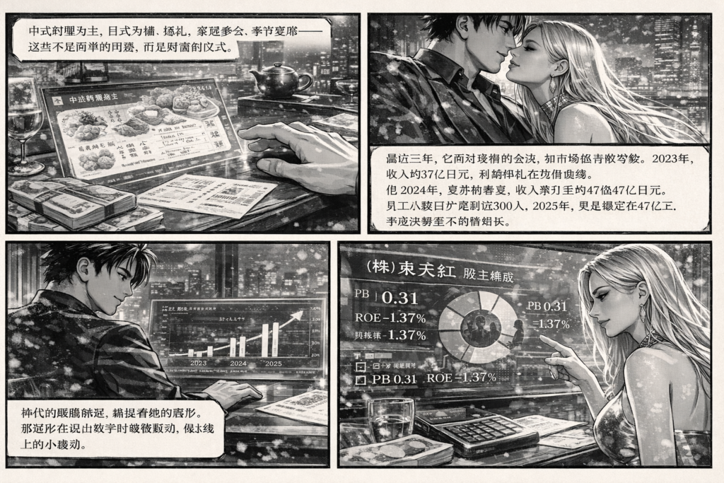 8181.T 業績推移｜売上47億円 PB0.31 ROE回復過程