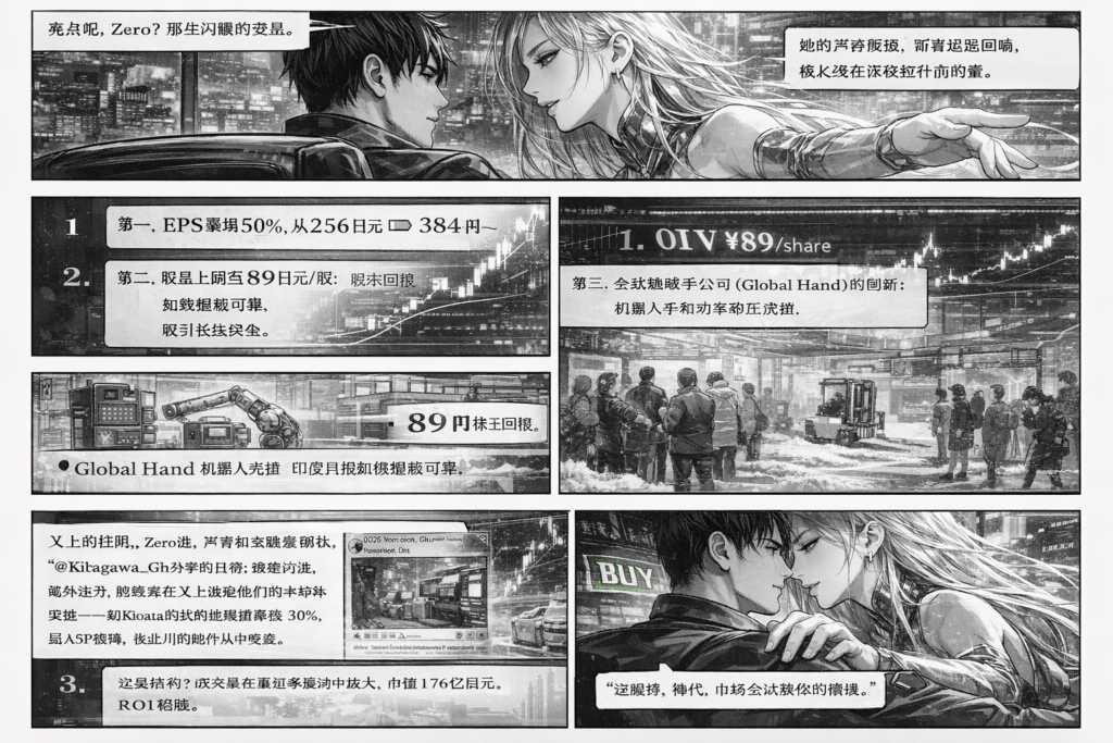 Zero低语交易机制，北川鉄工所的订单洪流如液压爪般扣紧市场，投资者在东京交易所的博弈中感受到悬疑的财富吞噬或拥抱. Zeroが取引メカニズムを囁き、北川鉄工所の注文洪水が油圧爪のように市場を締めつけ、投資家が東京取引所の博弈でサスペンスの富の飲み込みや抱擁を感じる.