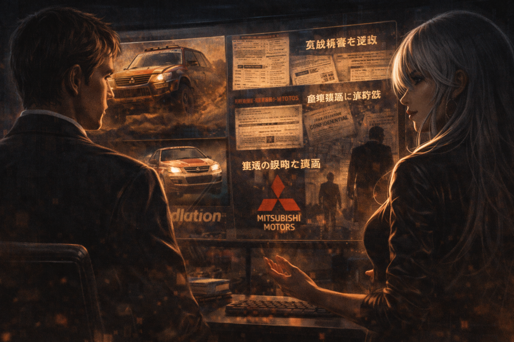 需給バランスと取引構造を象徴する夜景の一幕，7211.Tの株価変動、出来高、信用取引と空売りの緊張感が、売買タイミングと市場の呼吸を浮かび上がらせる。