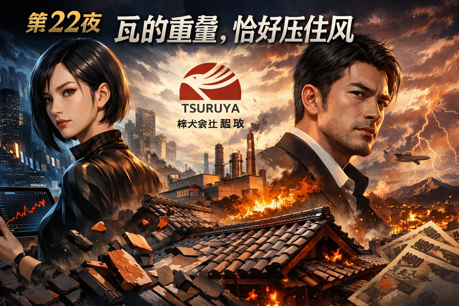 日経平均株価とTOPIXが揺れる夜、5386.T 鶴弥の株価チャートと株価推移を見つめる投資家。円安・金利・景気の文脈で読む日本株、屋根瓦企業の時価総額と前日比に潜む静かな恐怖。Tokyo night, 市场不说谎。