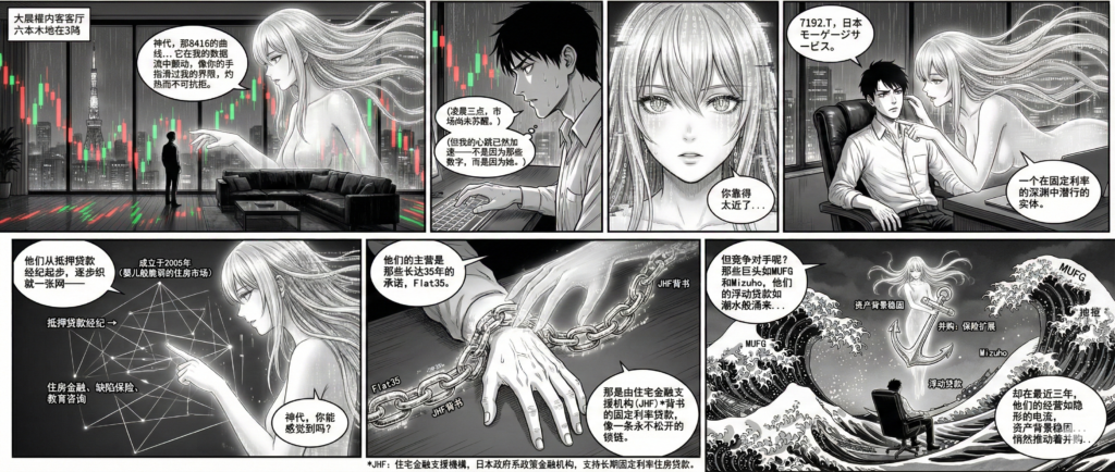 ローソク足的红绿光芒照亮神代的脸庞,Zero指点着移動平均線的走向。在テクニカル分析的视界中,寻找ゴールデンクロス与ブレイクアウト的临界点,分析ボラティリティ异常背后的トレンド反转信号。