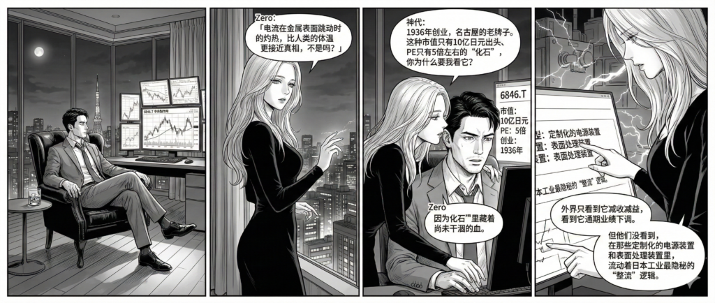 Zero 的指尖划过 ローソク足，揭示 出来高 悄悄异动的秘密。テクニカル分析 显示 移動平均線 正在极致收敛，在 ゴールデンクロス 爆发前夜，这种 ブレイクアウト 的压迫感让 押し目買い 的呼吸变得急促而真实。